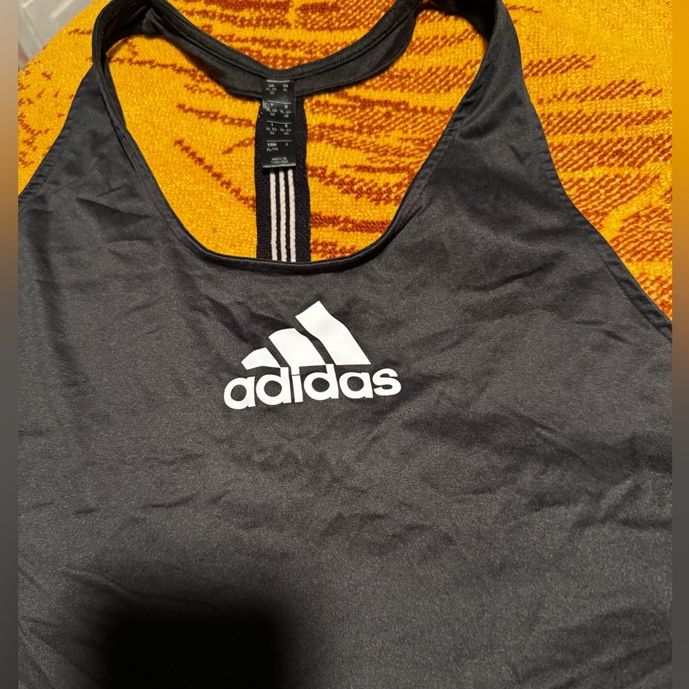 SOLD Adidas Black Athletic Top